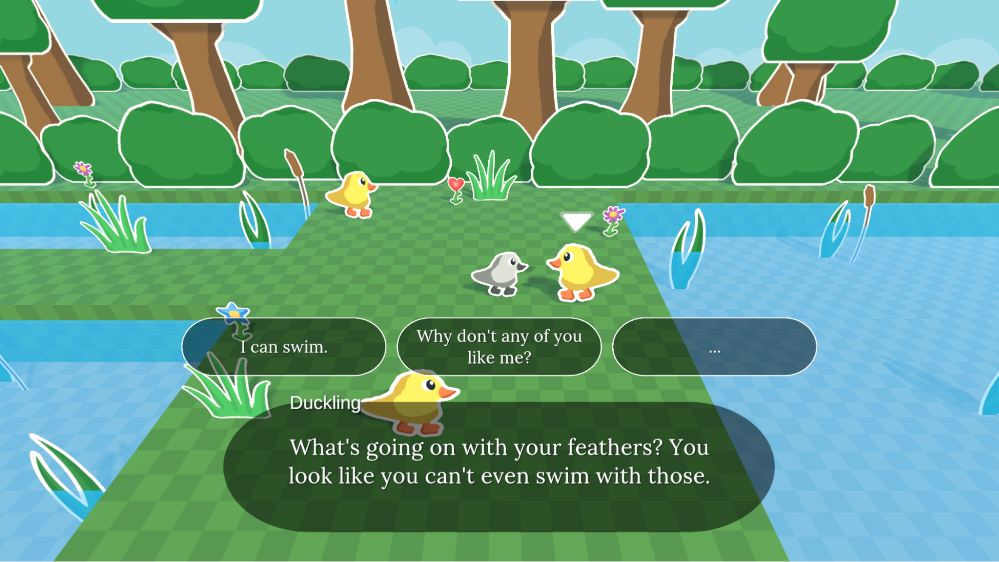 The Ugly Duckling game screenshot 2